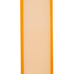 Load image into Gallery viewer, 50 yards --- 2 ½ inch -- Charlize Sheer Satin Wired Edge Ribbon (Torrid Orange Color)