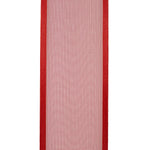 Load image into Gallery viewer, 50 yards --- 2 ½ inch -- Charlize Sheer Satin Wired Edge Ribbon (Rust Color)