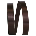 Load image into Gallery viewer, Florist Basics -- Acetate / Satin Supreme Cooler Ribbon -- Chocolate Brown Color --- Various Sizes