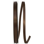 Load image into Gallery viewer, Double Face Satin Ribbon -- Chocolate Brown Color --- Various Sizes