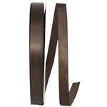 Load image into Gallery viewer, Double Face Satin Ribbon -- Chocolate Brown Color --- Various Sizes