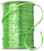 Load image into Gallery viewer, Premium - Pearl Finish Raffia Ribbon --- 1/4in x 100 yards --- Citrus Color