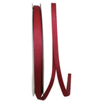 Load image into Gallery viewer, Grosgrain Texture Ribbon -- Cranberry Color --- Various Sizes