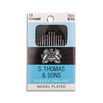 Load image into Gallery viewer, Crewel / Embroidery (Size: 5/10), Hand Sewing Needles by S. Thomas & Sons®