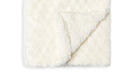 Load image into Gallery viewer, Diamond Plush Baby Blanket --- 30 x 40 in --- White Color