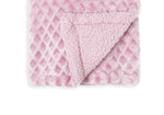 Load image into Gallery viewer, Diamond Plush Baby Blanket --- 30 x 40 in --- Pink Color