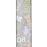 Load image into Gallery viewer, 10 yards --- 2 ½ inch -- Boo Halloween Bats Wired Edge Ribbon
