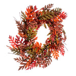 Load image into Gallery viewer, 22 in --- Artificial Oak Leaf, Acorn, Berry Wreath by Vickerman®
