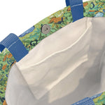 Load image into Gallery viewer, Fine Art Canvas Tote, "Irises" by Vincent Van Gogh