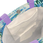 Load image into Gallery viewer, Fine Art Canvas Tote, "Nymphéas" by Claude Monet