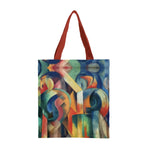 Load image into Gallery viewer, Fine Art Canvas Tote, "Stables" by Franz Marc