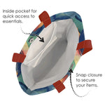 Load image into Gallery viewer, Fine Art Canvas Tote, "Stables" by Franz Marc