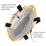 Load image into Gallery viewer, Fine Art Canvas Tote, "The Kiss" by Gustav Klimt