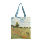 Load image into Gallery viewer, Fine Art Canvas Tote, "The Poppy Field near Argenteuil" by Claude Monet