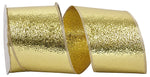 Load image into Gallery viewer, Outdoor Ribbon -- Gold Color -- Cracked Ice Display Wire Edge -- Various Sizes