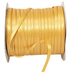 Load image into Gallery viewer, Double Face Satin Ribbon -- Gold Color --- Various Sizes