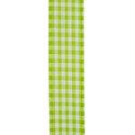 Load image into Gallery viewer, Easter Ribbons -- Great Gingham Wire Edge Ribbon -- Green Moss Color -- Various Sizes