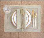 Load image into Gallery viewer, Hemstitched Table Linens (Natural Color)