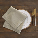 Load image into Gallery viewer, Hemstitched Table Linens (Natural Color)