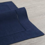 Load image into Gallery viewer, Hemstitched Table Linens (Navy Color)