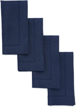 Load image into Gallery viewer, Hemstitched Table Linens (Navy Color)