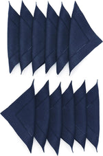 Load image into Gallery viewer, Hemstitched Table Linens (Navy Color)