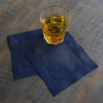 Load image into Gallery viewer, Hemstitched Table Linens (Navy Color)