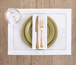 Load image into Gallery viewer, Hemstitched Table Linens (White Color)