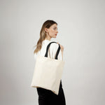 Load image into Gallery viewer, Light Weight Cotton Impress Totes with Contrast-Color Handles, Various Colors