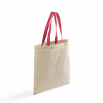 Load image into Gallery viewer, Light Weight Cotton Impress Totes with Contrast-Color Handles, Various Colors