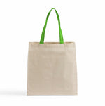 Load image into Gallery viewer, Light Weight Cotton Impress Totes with Contrast-Color Handles, Various Colors