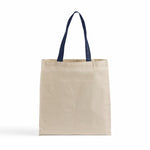 Load image into Gallery viewer, Light Weight Cotton Impress Totes with Contrast-Color Handles, Various Colors