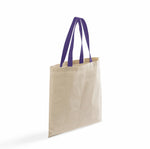 Load image into Gallery viewer, Light Weight Cotton Impress Totes with Contrast-Color Handles, Various Colors