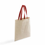 Load image into Gallery viewer, Light Weight Cotton Impress Totes with Contrast-Color Handles, Various Colors