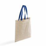 Load image into Gallery viewer, Light Weight Cotton Impress Totes with Contrast-Color Handles, Various Colors