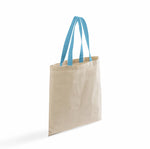 Load image into Gallery viewer, Light Weight Cotton Impress Totes with Contrast-Color Handles, Various Colors