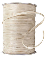 Load image into Gallery viewer, Premium - Matte Finish Raffia Ribbon --- 1/4in x 100 yards --- Ivory Color