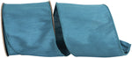 Load image into Gallery viewer, Extra-wide Florist Basics Dupioni Supreme Wired Edge Ribbon in vibrant Jade, 4 inches wide by 10 yards, designed for oversized bows, tree toppers, luxury gift packaging, and event décor.