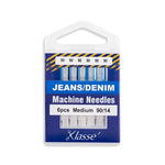Load image into Gallery viewer, KLASSÉ® Jeans / Denim Sewing Machine Needles — 6 Pack — Sizes: 90/14 & Assorted