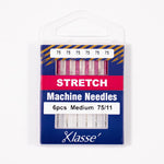 Load image into Gallery viewer, KLASSÉ® - Stretch Sewing Machine Needles — 6 Pack — Sizes 75/11 & 90/14