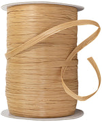 Load image into Gallery viewer, Premium - Matte Finish Raffia Ribbon --- 1/4in x 100 yards --- Kraft Color