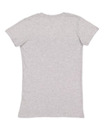 Load image into Gallery viewer, Ladies (Junior) Fitted -- (V-Neck) T-Shirt -- 100% Cotton -- Heather Color