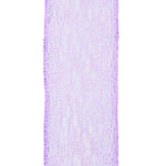 Load image into Gallery viewer, Web Natural Wire Edge Ribbon -- Various Sizes --- Lavender Color