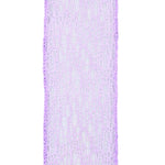 Load image into Gallery viewer, Web Natural Wire Edge Ribbon -- Various Sizes --- Lavender Color