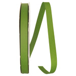 Load image into Gallery viewer, Grosgrain Texture Ribbon -- Leaf Green Color --- Various Sizes