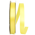 Load image into Gallery viewer, Double Face Satin Ribbon -- Lemon Color --- Various Sizes