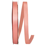 Load image into Gallery viewer, Double Face Satin Ribbon -- Light Coral Color --- Various Sizes