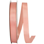Load image into Gallery viewer, Double Face Satin Ribbon -- Light Coral Color --- Various Sizes