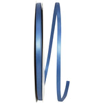 Load image into Gallery viewer, Double Face Satin Ribbon -- Light Navy Color --- Various Sizes