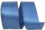 Load image into Gallery viewer, Double Face Satin Ribbon -- Light Navy Color --- Various Sizes